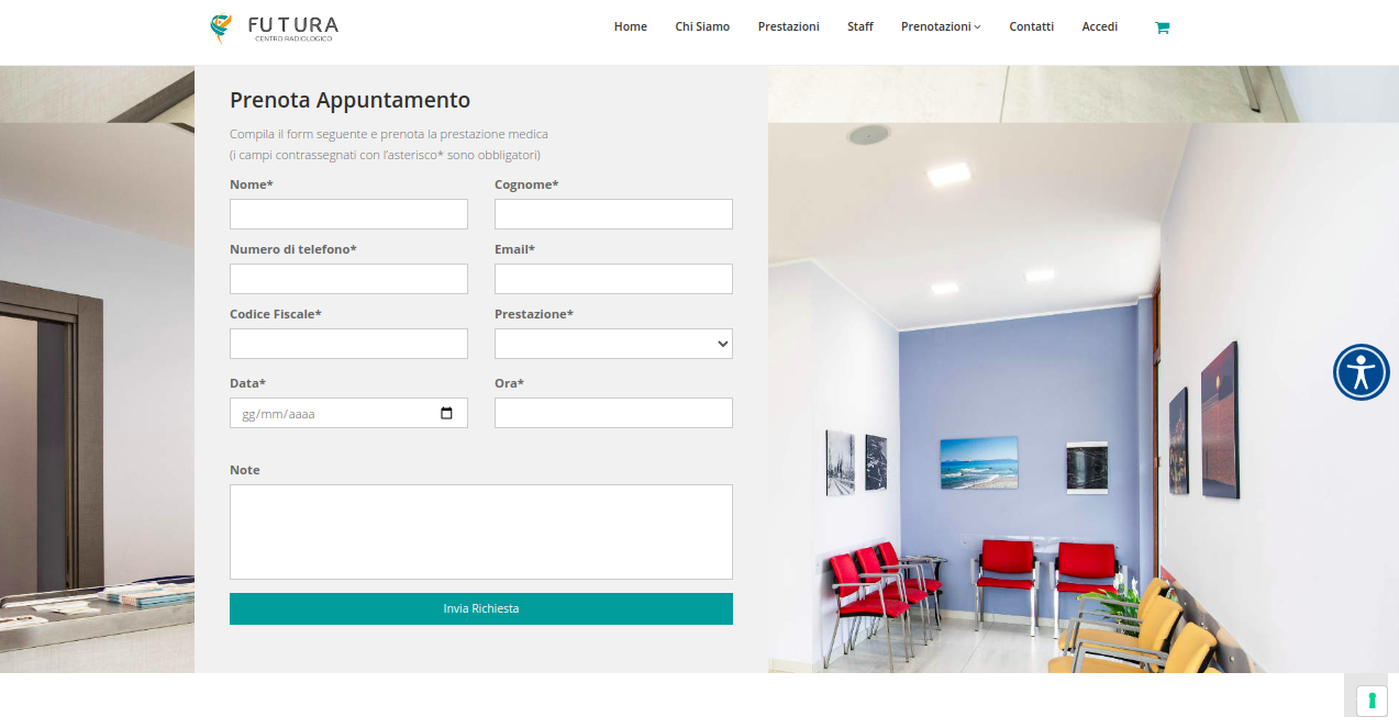 Portale web Centro Radiologico Futura